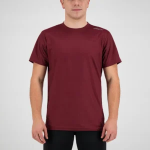 Rogelli PROMO - męska koszulka funkcjonalna bordowa - obrazek 5