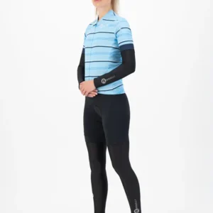 Rogelli DYNCOOL - cienkie nogawki rowerowe czarne - obrazek 4