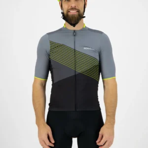 Rogelli TECTA - ultralekki kask rowerowy czarno-żółty - obrazek 3