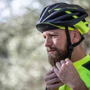 Rogelli TECTA - ultralekki kask rowerowy czarno-żółty - obrazek 8