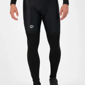 Rogelli SEAMLESS - ocieplane nogawki rowerowe czarne - obrazek 2