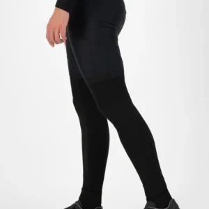 Rogelli SEAMLESS - ocieplane nogawki rowerowe czarne - obrazek 3
