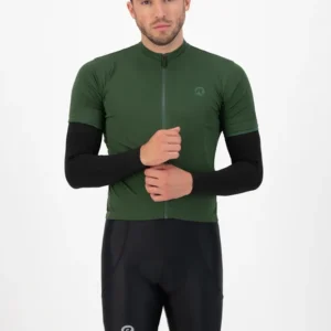 Rogelli SEAMLESS - ocieplane rękawki rowerowe czarne - obrazek 2