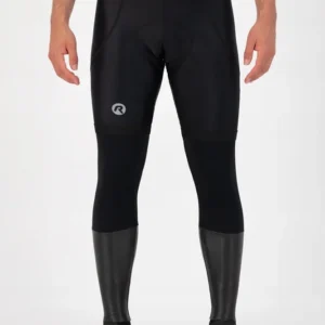 Rogelli HALO - wodoodporne nogawki rowerowe czarne - obrazek 2