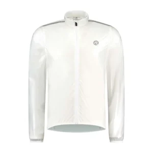 Rogelli EMERGENCY - dziecięca kurtka rowerowa wodoodporna biała - obrazek 1