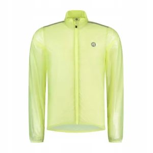 Rogelli EMERGENCY - dziecięca kurtka rowerowa wodoodporna żółta - obrazek 1