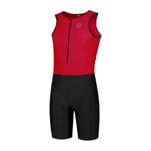 Rogelli FLORIDA - dziecięcy strój triathlonowy czarno-czerwony - obrazek 1