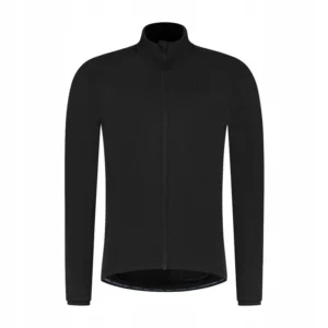 Rogelli ESSENTIAL II - męska zimowa kurtka rowerowa czarna - obrazek 1