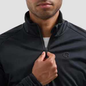 Rogelli ESSENTIAL II - męska zimowa kurtka rowerowa czarna - obrazek 6