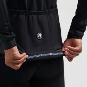 Rogelli ESSENTIAL II - męska zimowa kurtka rowerowa czarna - obrazek 8