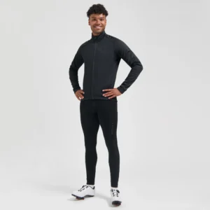 Rogelli ESSENTIAL II - męska zimowa kurtka rowerowa czarna - obrazek 10