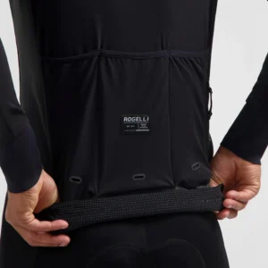 Rogelli DISTANCE II - męska zimowa kurtka rowerowa czarna - obrazek 7