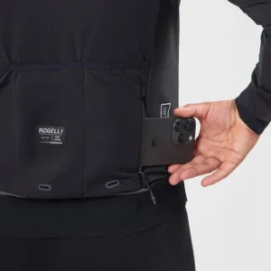 Rogelli DISTANCE II - męska zimowa kurtka rowerowa czarna - obrazek 8