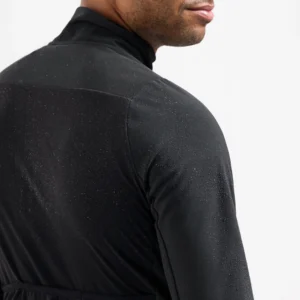 Rogelli DISTANCE II - męska zimowa kurtka rowerowa czarna - obrazek 9