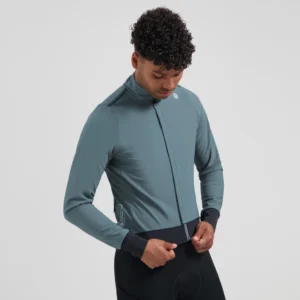 Rogelli DISTANCE II - męska zimowa kurtka rowerowa niebieska - obrazek 4