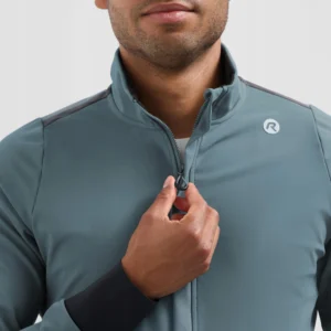 Rogelli DISTANCE II - męska zimowa kurtka rowerowa niebieska - obrazek 6