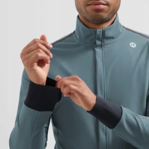 Rogelli DISTANCE II - męska zimowa kurtka rowerowa niebieska - obrazek 7