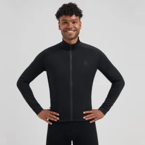 Rogelli ESSENTIAL II - męska bluza rowerowa czarna - obrazek 4