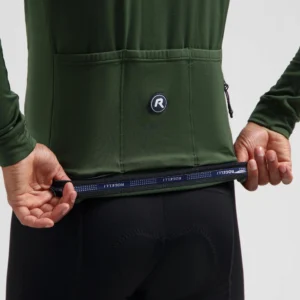 Rogelli ESSENTIAL II - męska bluza rowerowa zielona - obrazek 7