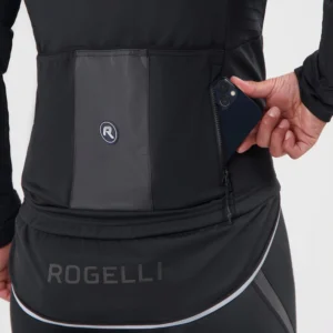 Rogelli DEEP WINTER - damska zimowa kurtka rowerowa czarna - obrazek 7
