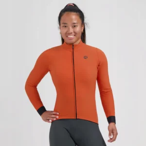 Rogelli SIGNATURE - damska bluza rowerowa pomarańczowa - obrazek 4