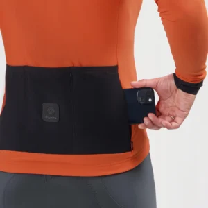 Rogelli SIGNATURE - damska bluza rowerowa pomarańczowa - obrazek 8