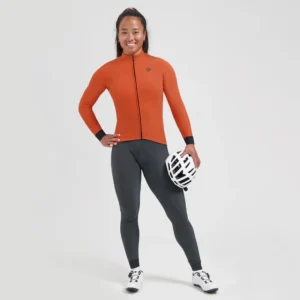 Rogelli SIGNATURE - damska bluza rowerowa pomarańczowa - obrazek 9