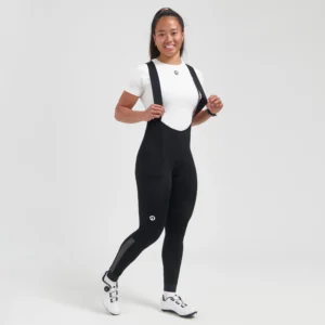 Rogelli DISTANCE II - damskie spodnie rowerowe z wkładką czarne - obrazek 5