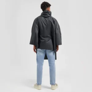 Rogelli COMMUTER CORE - płaszcz przeciwdeszczowy czarny - obrazek 4