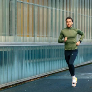 Rogelli CORE - męska koszulka do biegania khaki - obrazek 11