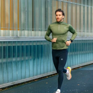 Rogelli CORE - męska koszulka do biegania khaki - obrazek 7