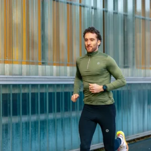 Rogelli CORE - męska koszulka do biegania khaki - obrazek 8