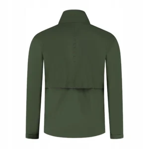 Rogelli ESSENTIAL - męska kurtka do biegania DWR khaki - obrazek 2