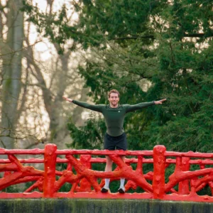 Rogelli ESSENTIAL - męska koszulka do biegania z długim rękawem khaki - obrazek 9