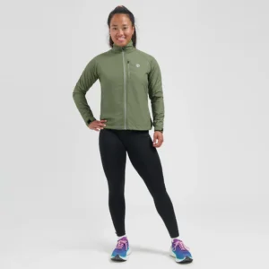 Rogelli CORE - damska kurtka do biegania khaki - obrazek 9