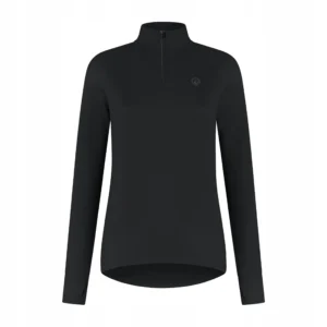 Rogelli ESSENTIAL - damska bluza do biegania czarna - obrazek 1