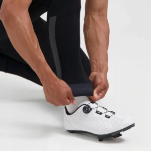 Rogelli DISTANCE II - męskie zimowe spodnie rowerowe z szelkami czarne - obrazek 8