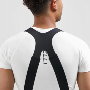 Rogelli DISTANCE II - męskie zimowe spodnie rowerowe z szelkami czarne - obrazek 10