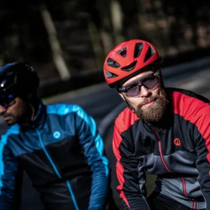 Rogelli FREEZE - męska zimowa kurtka rowerowa czarno-czerwona - obrazek 14