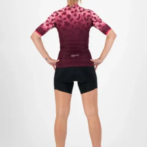 Rogelli ANIMAL - damska koszulka rowerowa z grafiką bordowa - obrazek 5