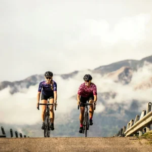 Rogelli ANIMAL - damska koszulka rowerowa z grafiką bordowa - obrazek 9