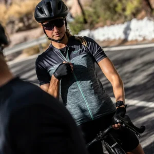 Rogelli MELANGE - damska koszulka rowerowa zielona - obrazek 10