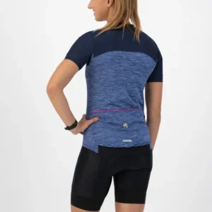 Rogelli MELANGE - damska koszulka rowerowa granatowa - obrazek 5