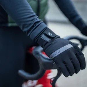 Rogelli NOVA - męskie zimowe rękawice rowerowe czarne - obrazek 3