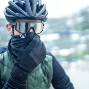 Rogelli NOVA - męskie zimowe rękawice rowerowe czarne - obrazek 5