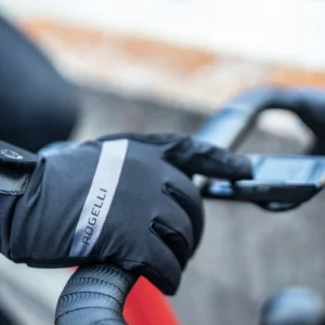 Rogelli NOVA - męskie zimowe rękawice rowerowe czarne - obrazek 7