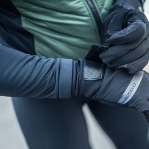 Rogelli NOVA - męskie zimowe rękawice rowerowe czarne - obrazek 8