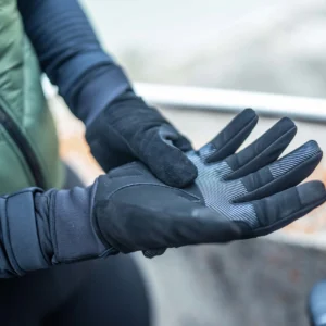 Rogelli NOVA - męskie zimowe rękawice rowerowe czarne - obrazek 9