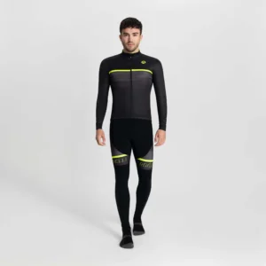 Rogelli HERO II - męska zimowa kurtka rowerowa czarno-żółta - obrazek 5