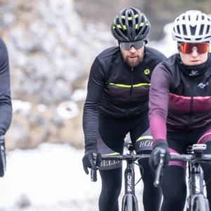 Rogelli HERO II - męska zimowa kurtka rowerowa czarno-żółta - obrazek 8